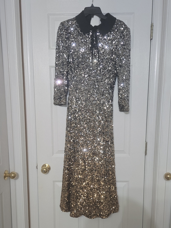 Badgley Mischka Dresses & Skirts - Badgley Mischka Ombre 3/4 Collared Dress size 6